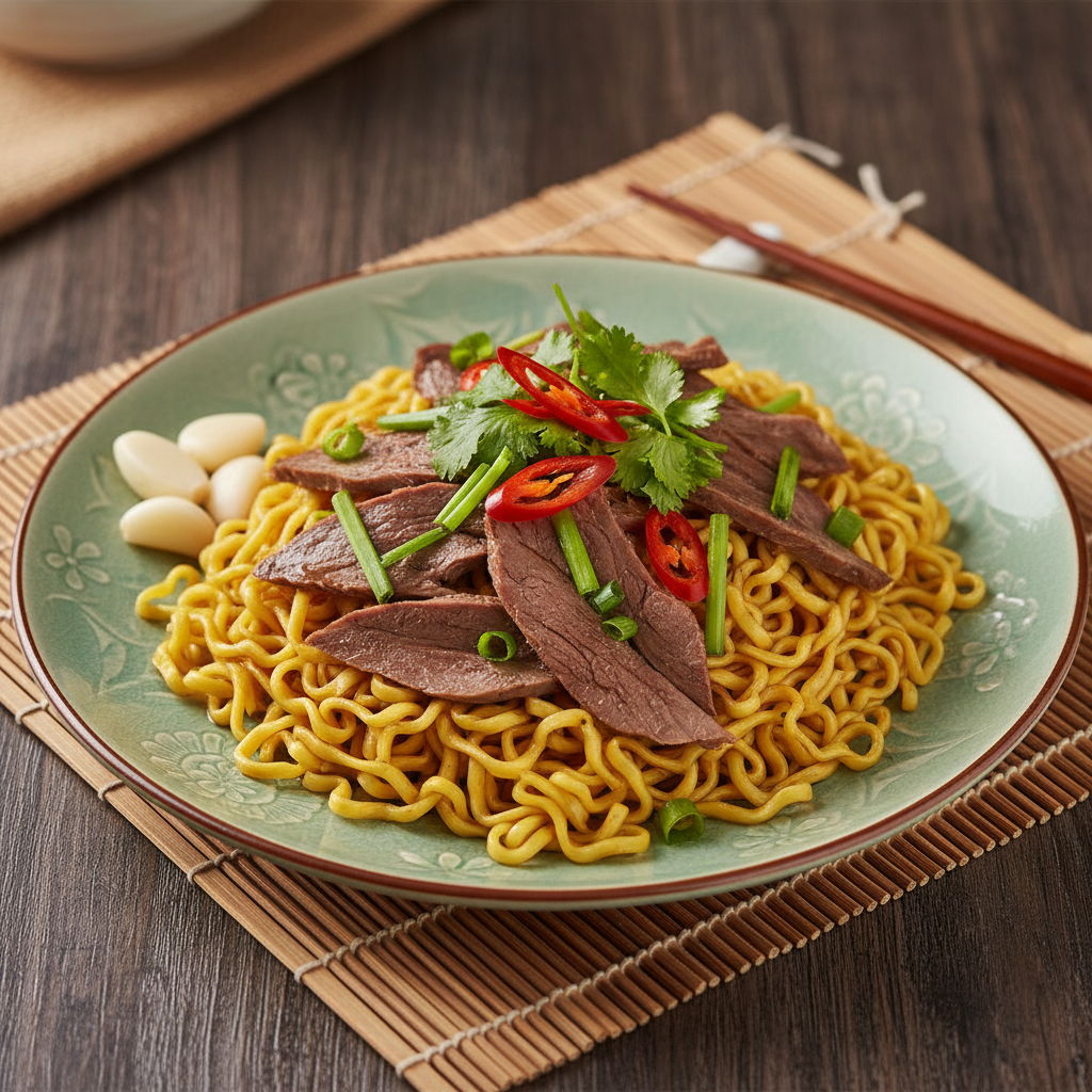 Dunhuang Donkey Meat Yellow Noodles