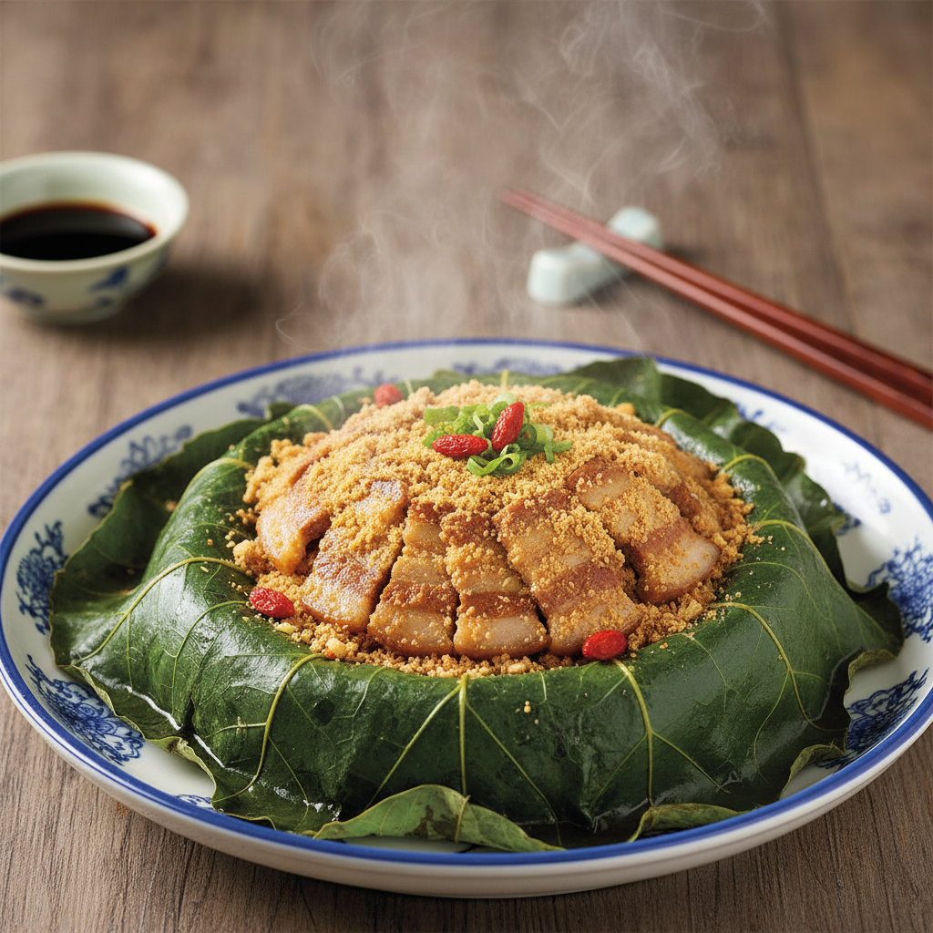 荷叶粉蒸肉