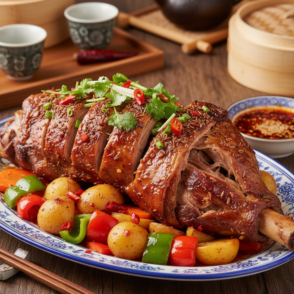 Roasted Lamb Leg