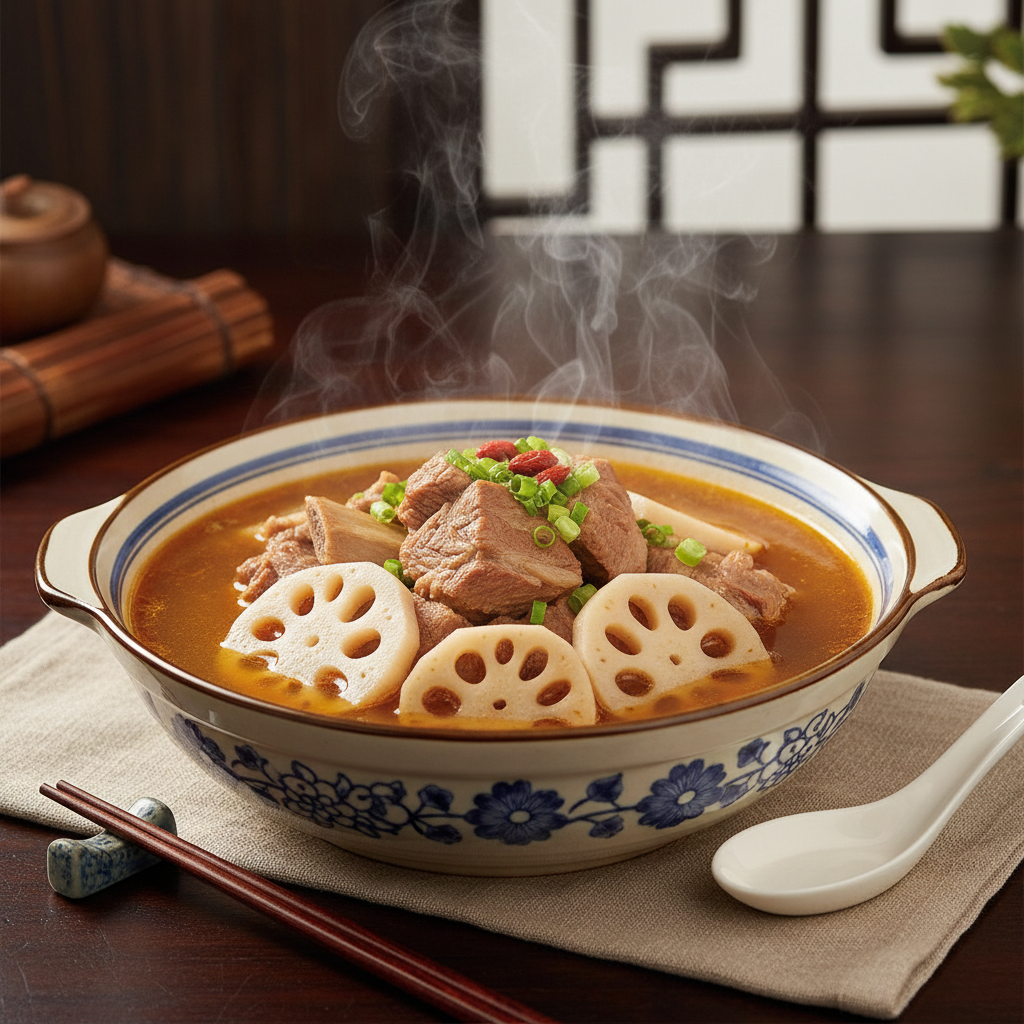Pork Rib and Lotus Root Soup