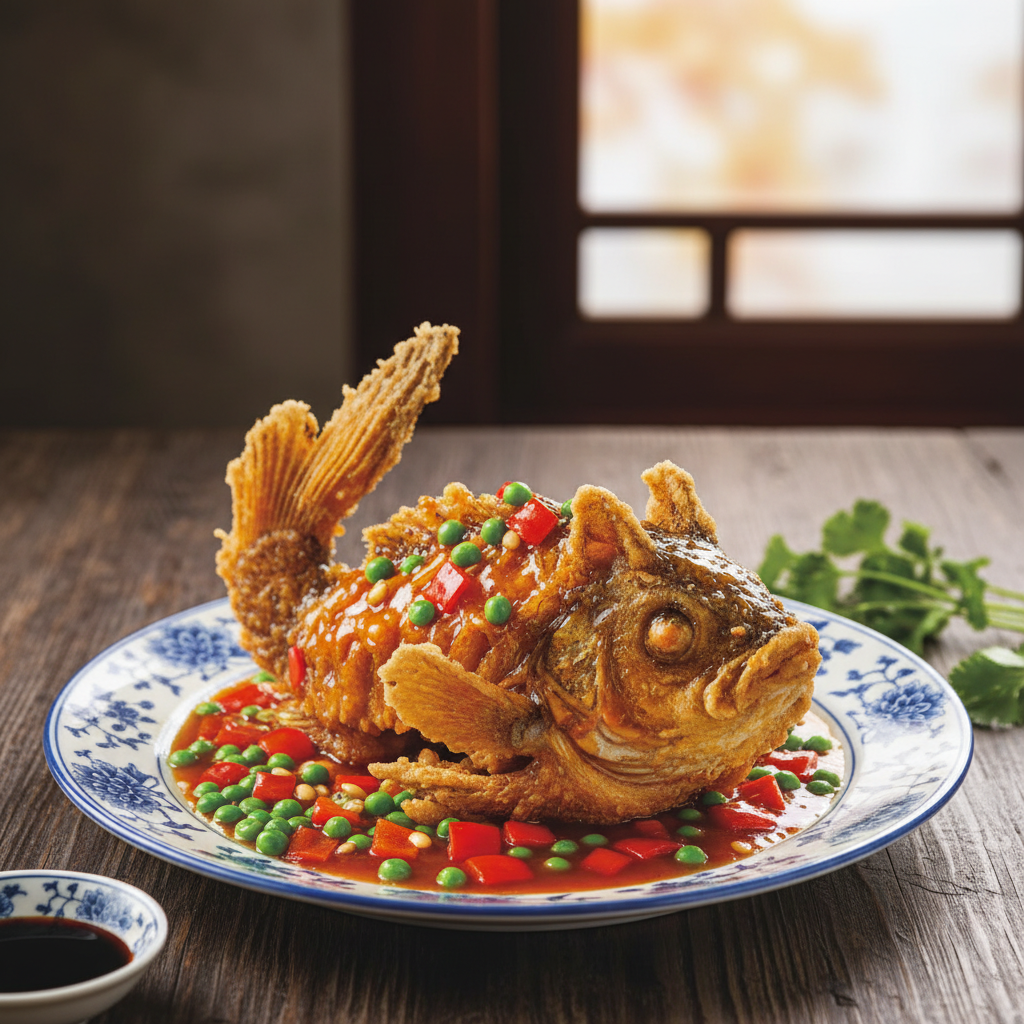 Squirrel-shaped Mandarin Fish