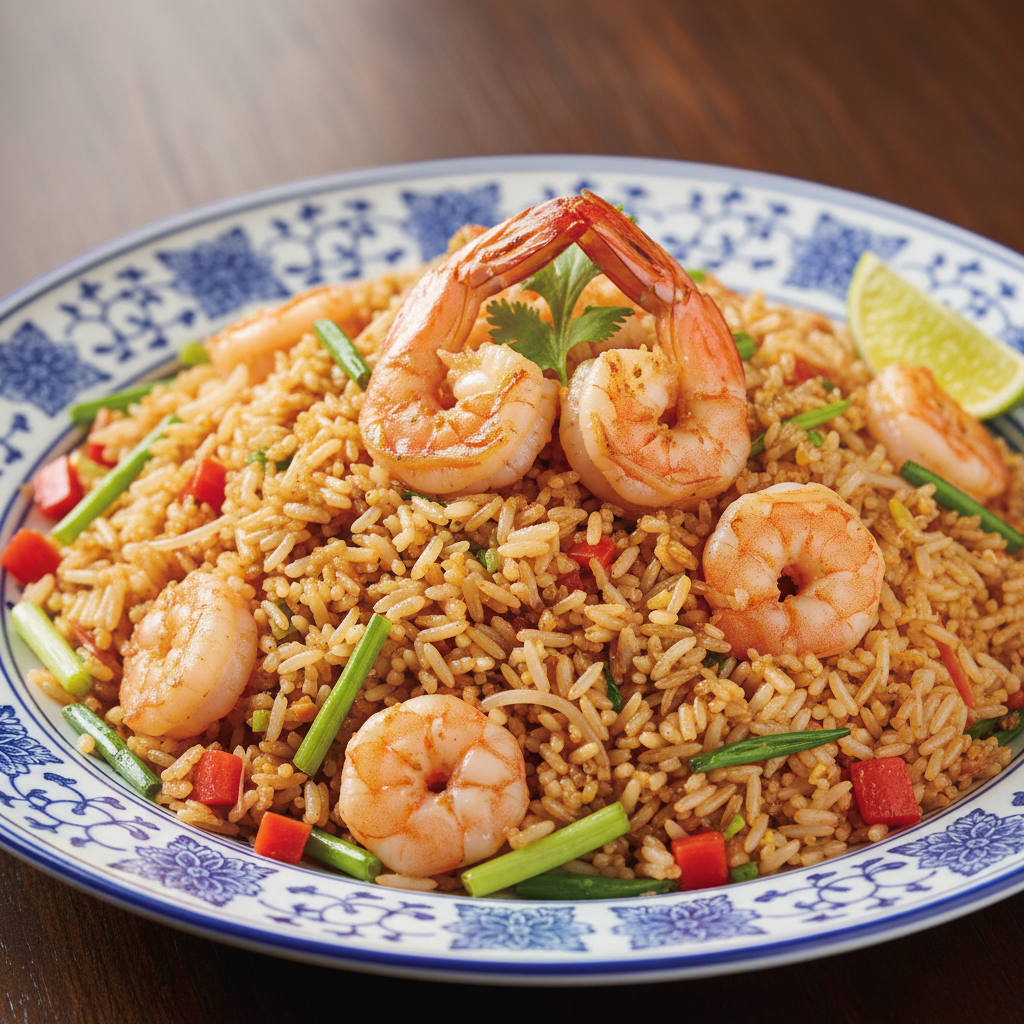 虾仁炒饭