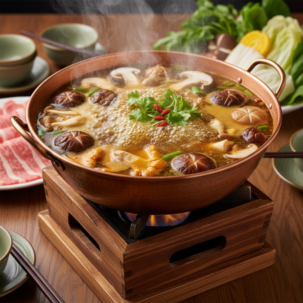 Wild Mushroom Hotpot